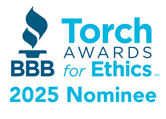 Better business bureau torch award nominee 2025